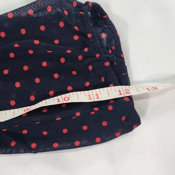The Limited Sheer Polka Dot Blouse Med NWt
Lot I - Picture 7 of 7